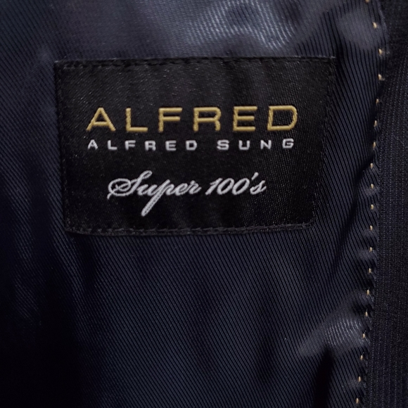 ALFRED Alfred Sung Pencil Stripe Suit - Picture 10 of 11